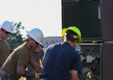 319th CES and Nodak Electric Cooperative improve mission infrastructure