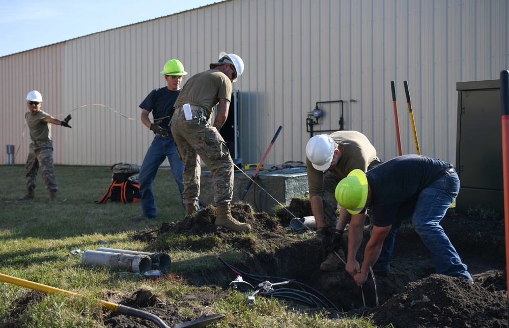 319th CES and Nodak Electric Cooperative improve mission infrastructure