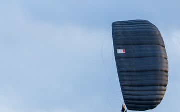 The U.S. Army Parachute Team competes in parachuting nationals event