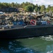 Swedish Marines demonstrate the capabilities of the Swedish Hovercraft 2000 and Combat Boat 90 to U.S. Marines.