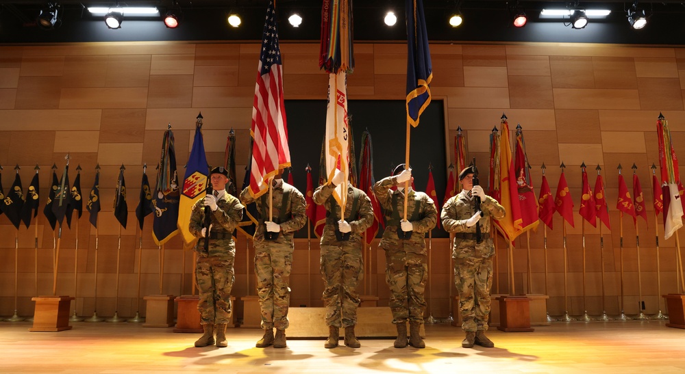 20th CBRNE Command hold change of command ceremony on Aberdeen Proving Ground