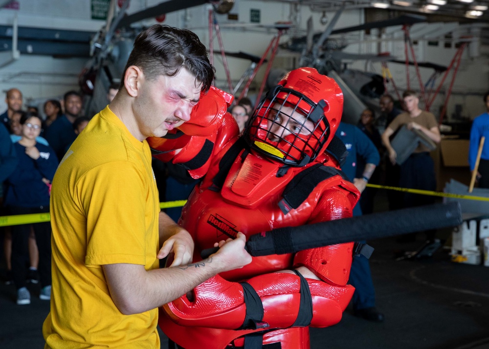 Daily operations aboard USS George H.W. Bush (CVN 77)