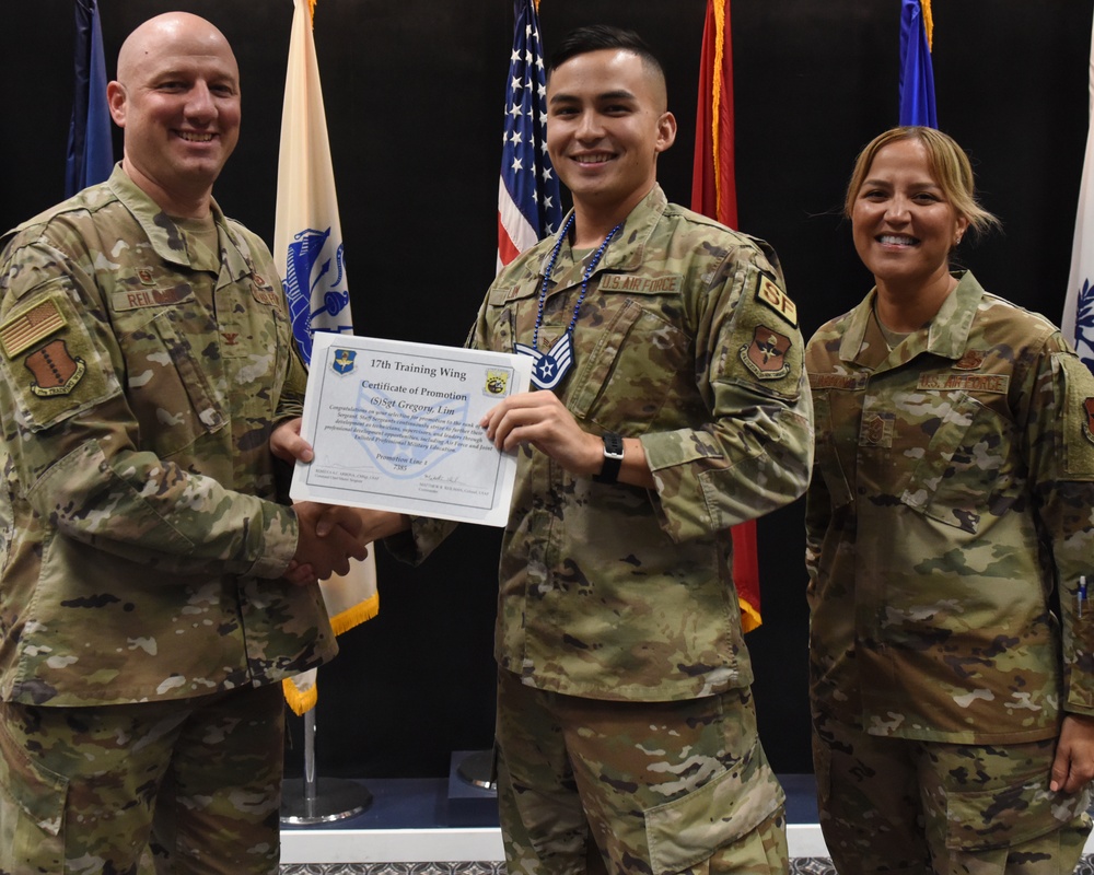 Goodfellow celebrates staff sergeant selects