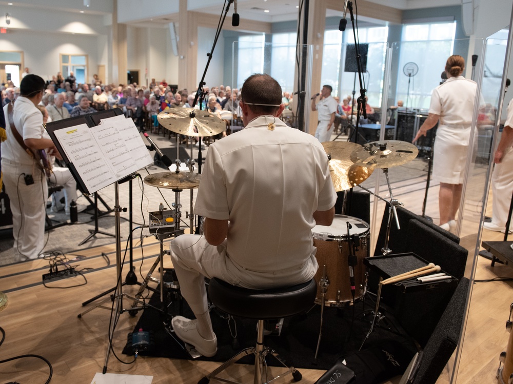 Navy Band Sea Chanters Perform in Local Retirement Community