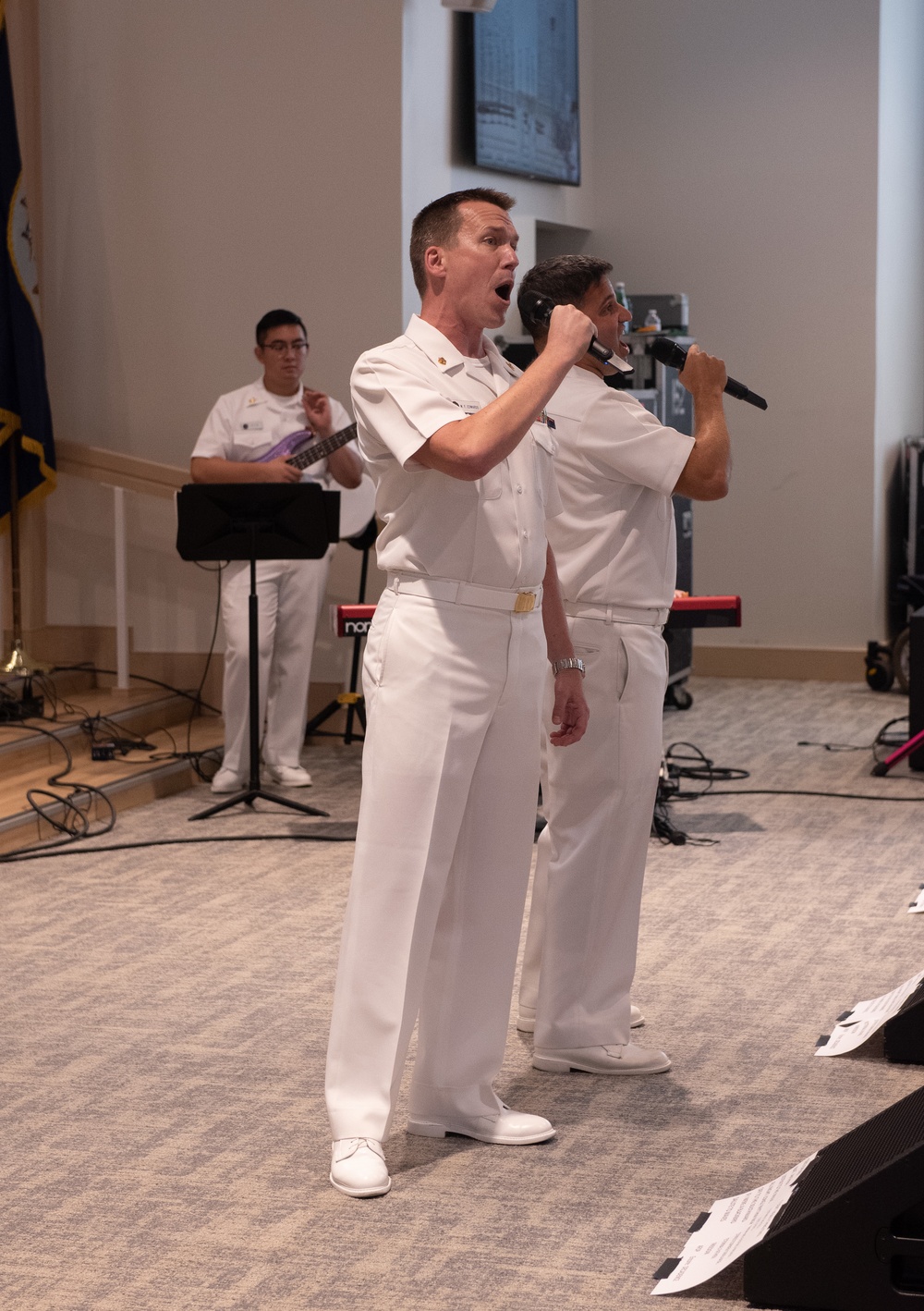 Navy Band Sea Chanters Perform in Local Retirement Community