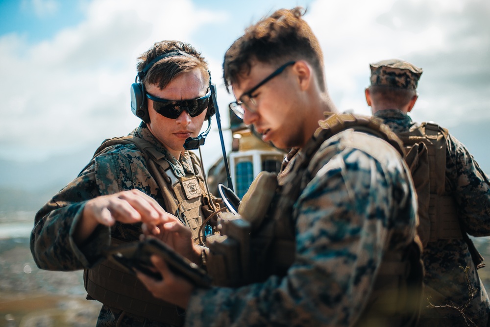 3d MLR Marines Execute Joint JTAC Training with U.S. Army 25th CAB