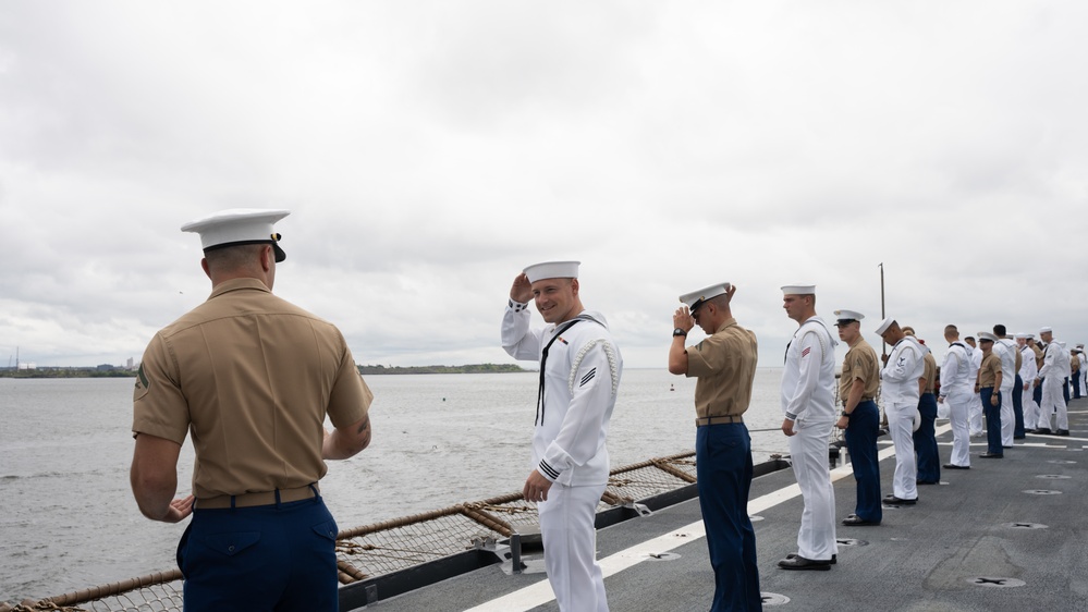 Underway to Fleet Week Baltimore 22