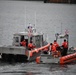 USCGC Bailey Barco and Aids to Navigation Team Kodiak crewmembers conduct tow training