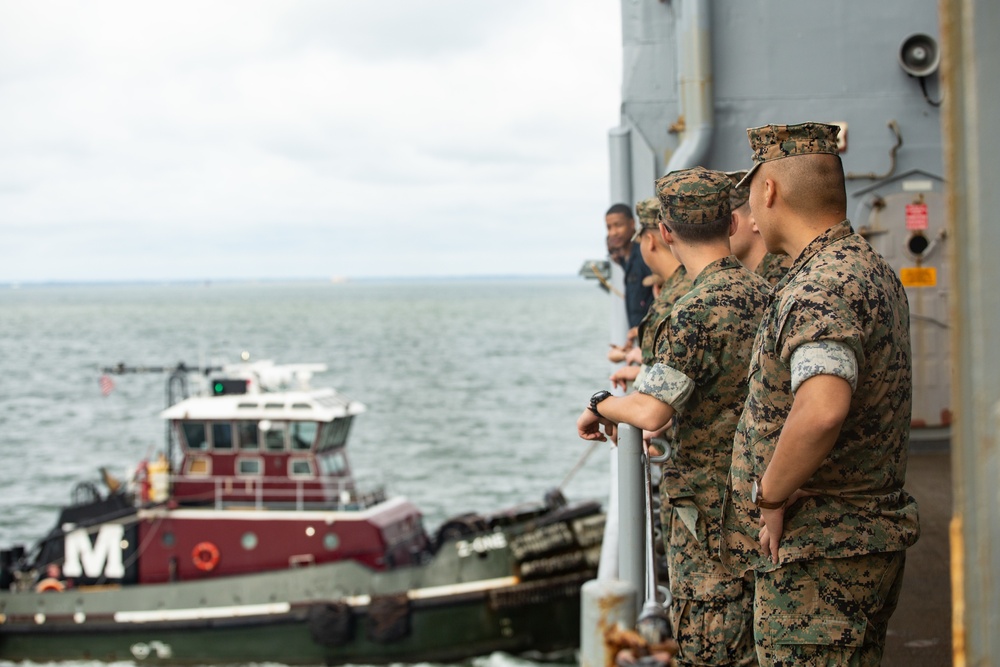 Underway to Fleet Week Maryland