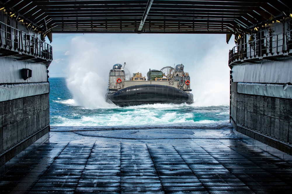 USS Carter Hall Completes LCAC Operations