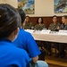 Japanese Students and US members participate in a women’s leadership panel in the US military