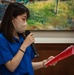 Japanese Students and US members participate in a women’s leadership panel in the US military