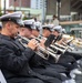 US Navy Ceremonial Band Plays at the Welcome Ceremony for the Opening of Maryland Fleet Week and Flyover