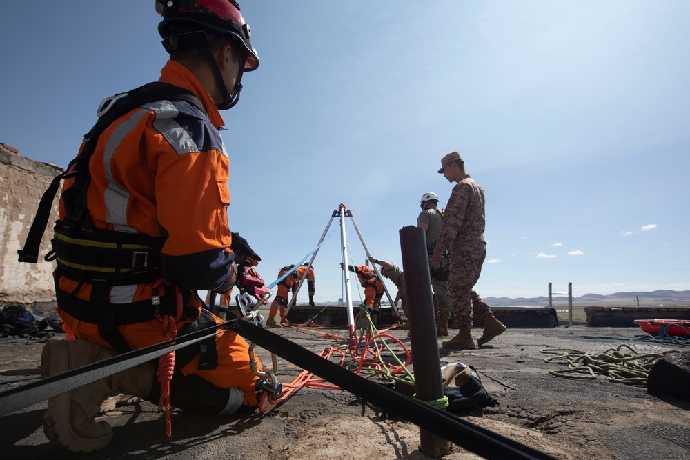 Exercise Gobi Wolf 2022 participants train in disaster relief and humanitarian assistance