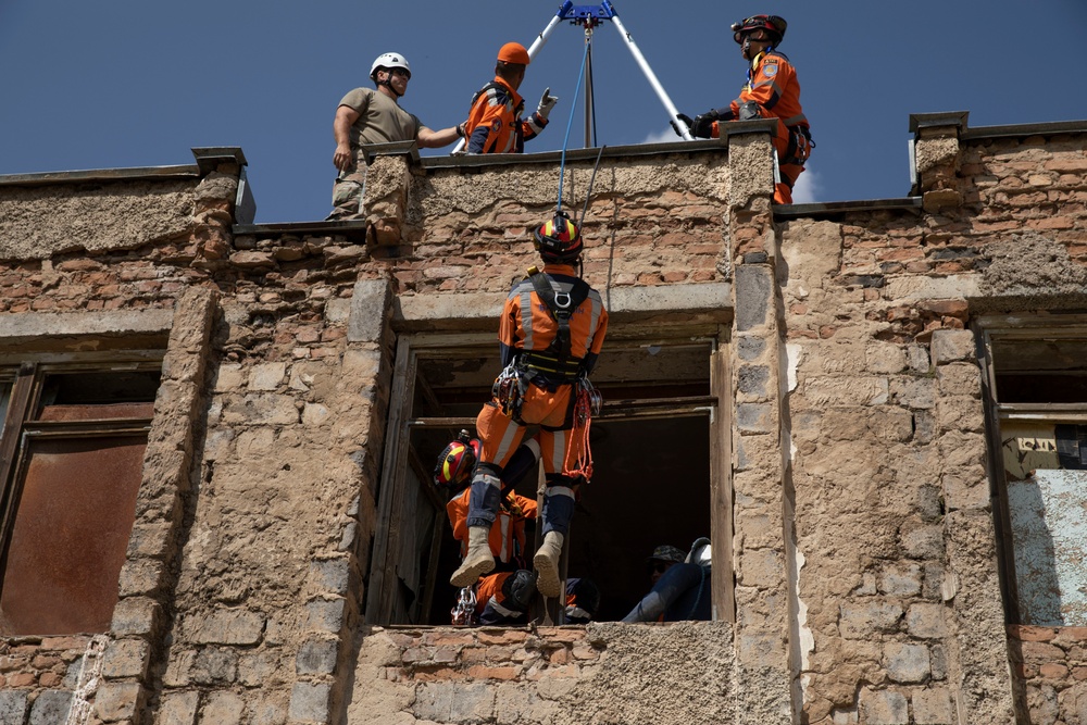 Exercise Gobi Wolf 2022 participants train in disaster relief and humanitarian assistance