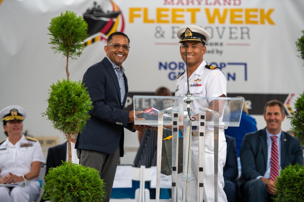 Maryland Fleet Week and Flyover Begins