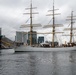Danish Ship Danmark Arrives Maryland Fleet Week and Flyover