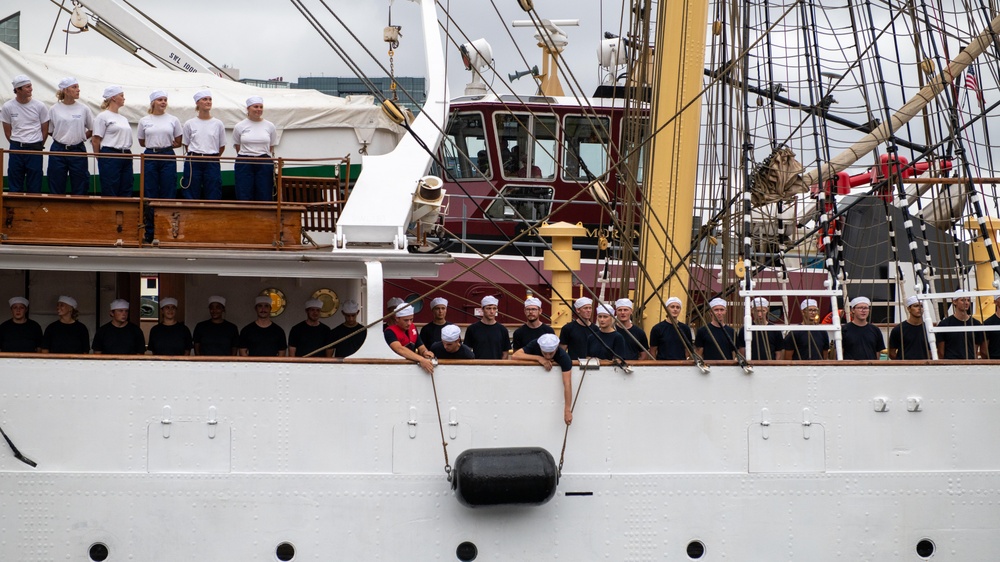 Danish Tall Ship Arrival Maryland Fleet Week and Flyover