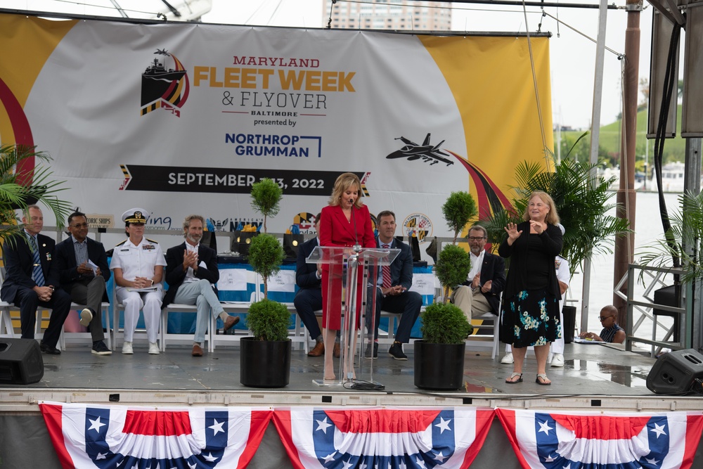 Maryland Fleet Week and Flyover Begins