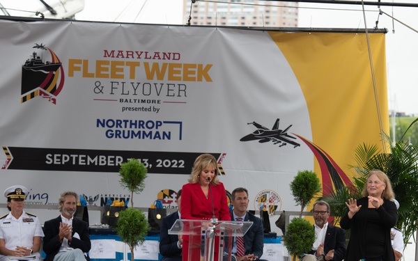 Maryland Fleet Week and Flyover Begins