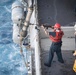 Sailors Assigned to USS America (LHA 6) Conduct Fueling-at-Sea