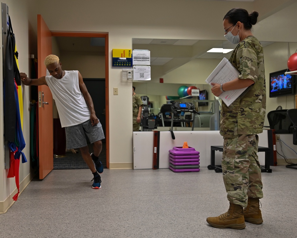 36 MDG Physical Therapy Clinic ensures Team Andersen is fit to fight