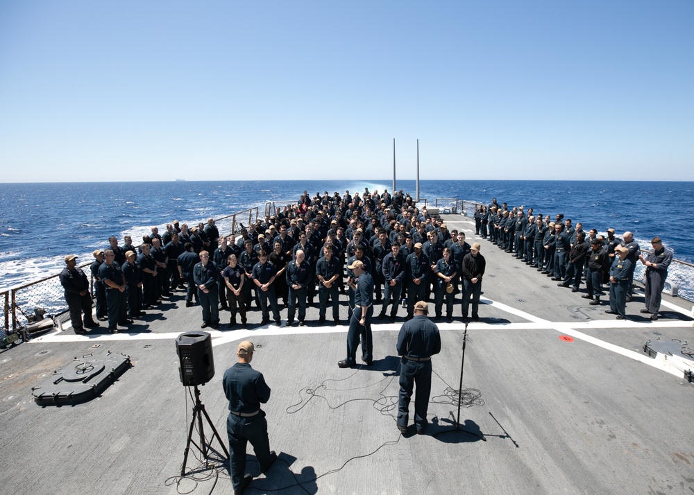 USS Arleigh Burke (DDG 51) All-hands