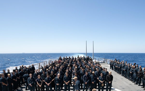 USS Arleigh Burke (DDG 51) All-hands