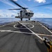 Japanese Helicopter Conducts Operations With USS Higgins