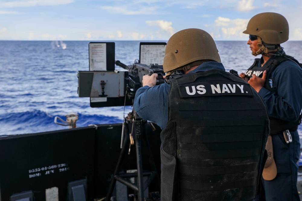 Japanese Helicopter Conducts Operations With USS Higgins