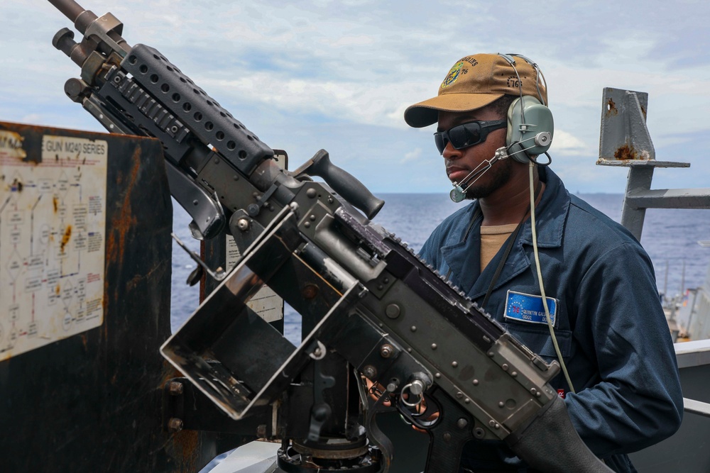 USS Higgins Transits Balabac Strait