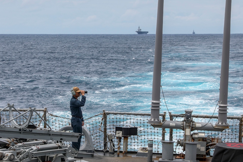 USS Higgins Transits Balabac Strait