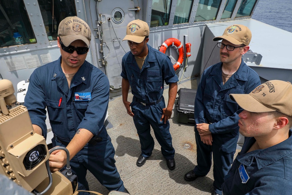 USS Higgins Transits Balabac Strait