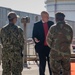 South African National Defense Force officers and South African Parliament members tour the USS Hershel “Woody” Williams