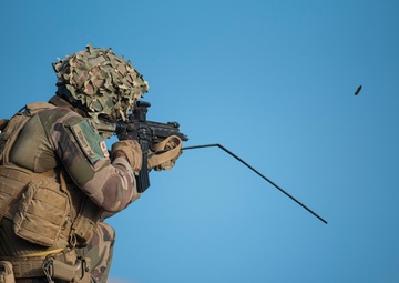 Task Force Red Dragon conducts live-fire exercise with French Forces in Djibouti