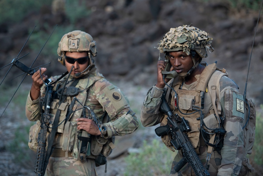 Task Force Red Dragon conducts live-fire exercise with French Forces in Djibouti