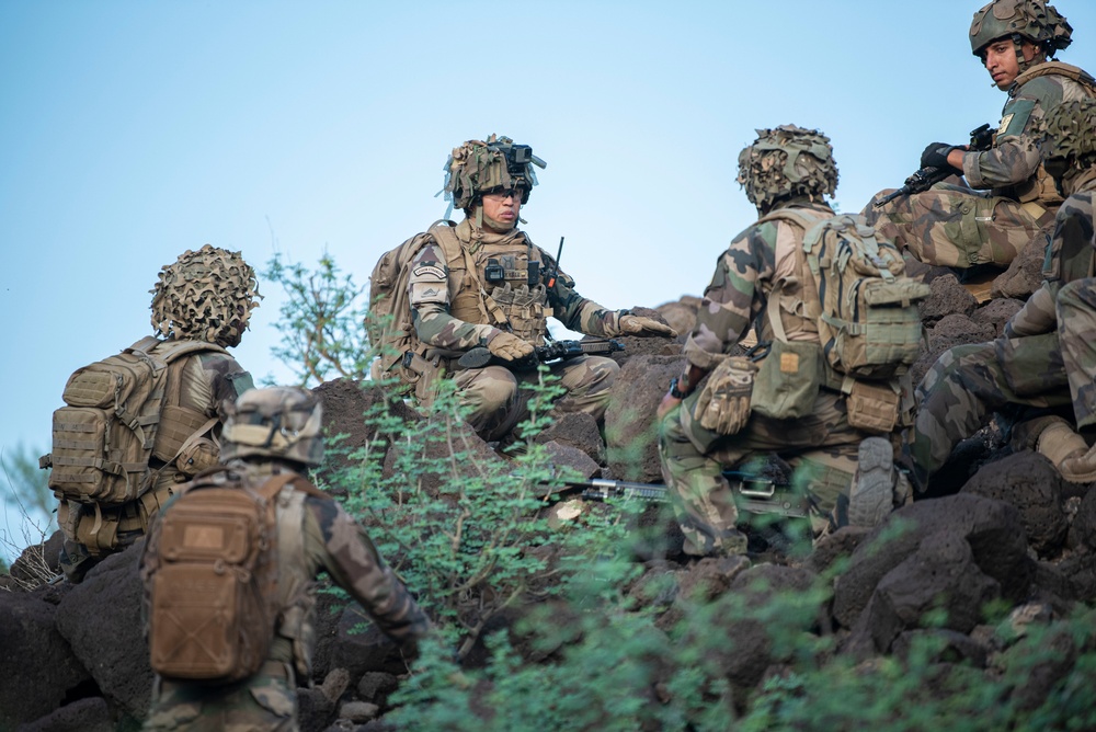 Task Force Red Dragon conducts live-fire exercise with French Forces in Djibouti