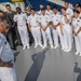 U.S. Naval Academy pre-game celebration against University of Delaware