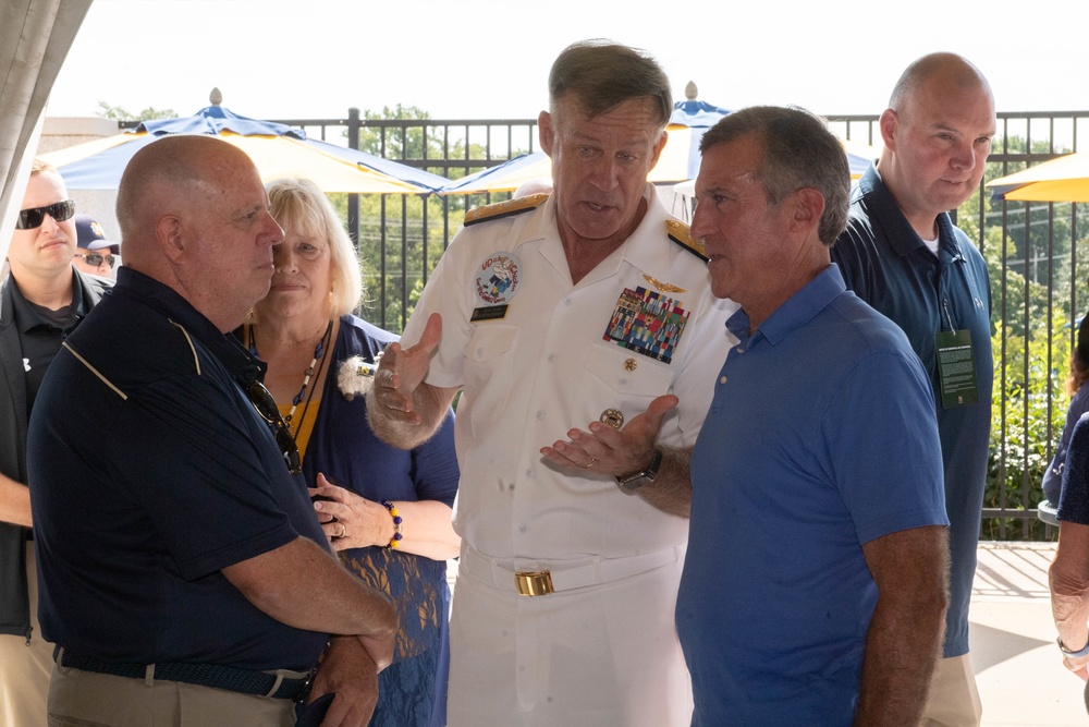 U.S. Naval Academy pre-game celebration against University of Delaware