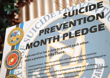 Joint Base MDL leadership attends Suicide Prevention Month declaration signing