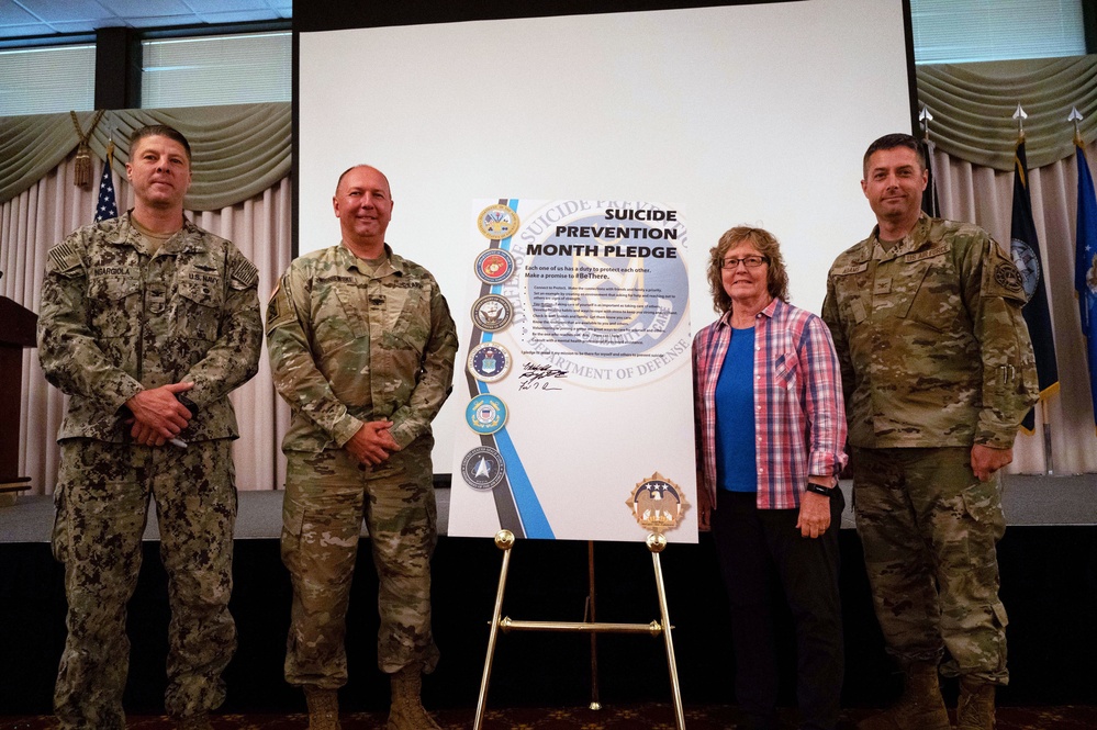 Joint Base MDL leadership attends Suicide Prevention Month declaration signing