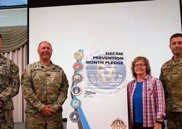 Joint Base MDL leadership attends Suicide Prevention Month declaration signing
