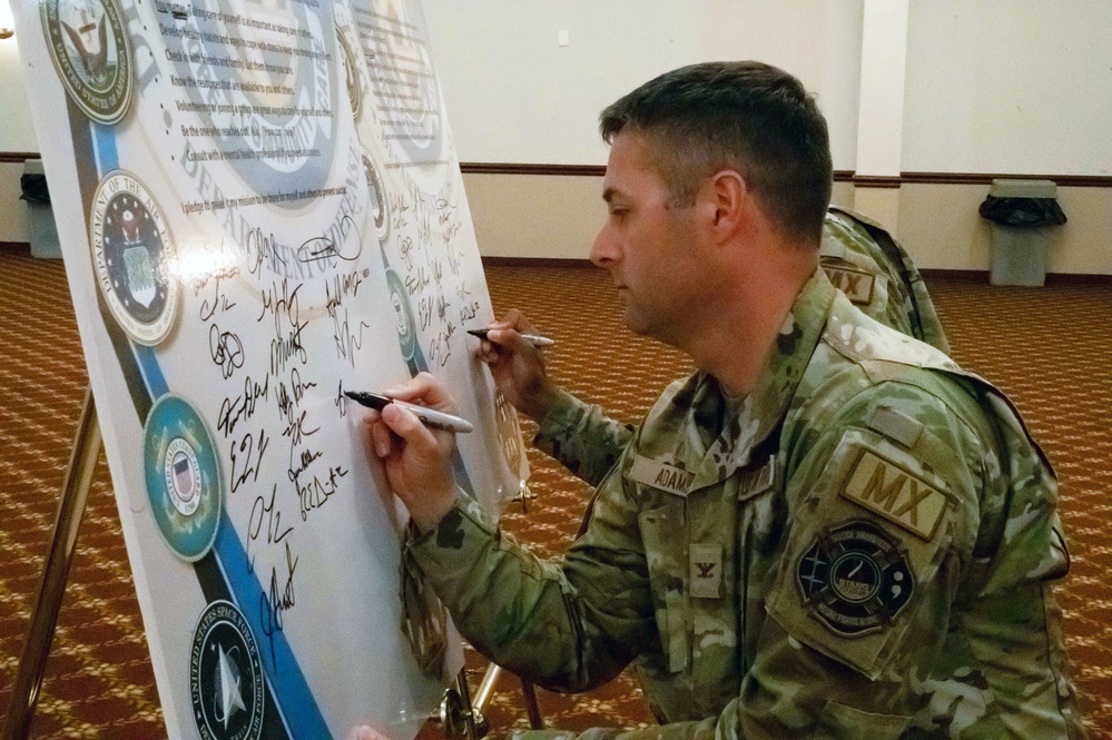 Joint Base MDL leadership attends Suicide Prevention Month declaration signing
