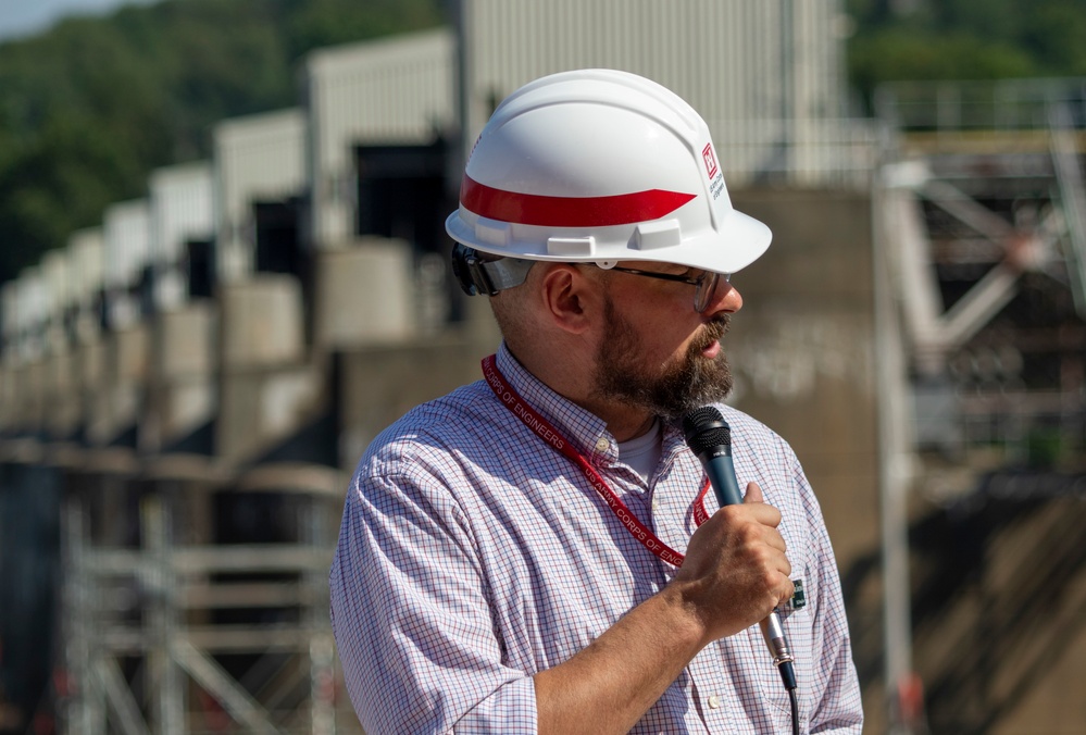 Montgomery Locks and Dam open house invites state officials, industry partners to showcase upcoming construction