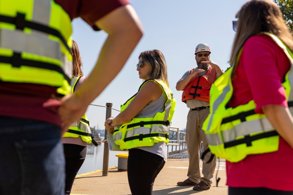 Montgomery Locks and Dam open house invites state officials, industry partners to showcase upcoming construction