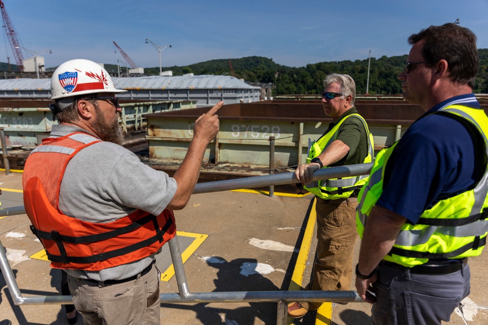 Montgomery Locks and Dam open house invites state officials, industry partners to showcase upcoming construction