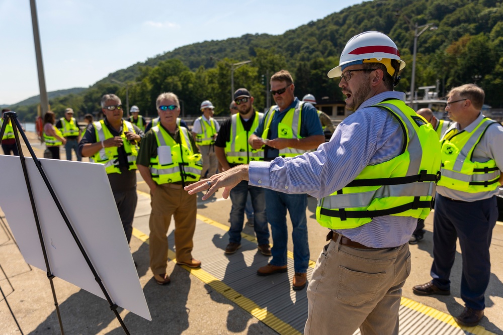 Montgomery Locks and Dam open house invites state officials, industry partners to showcase upcoming construction