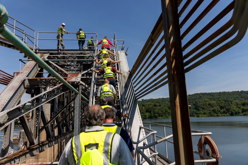 Montgomery Locks and Dam open house invites state officials, industry partners to showcase upcoming construction