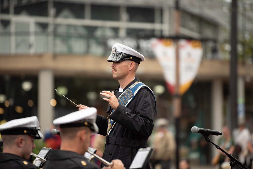 United States Navy Band Performs at Maryland Fleet Week Opening Ceremony