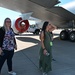 Military spouses tour reserve wing KC-135